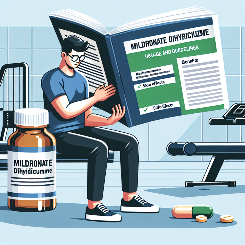 Cómo explicar el uso de Mildronate Dihydricume a un entrenador