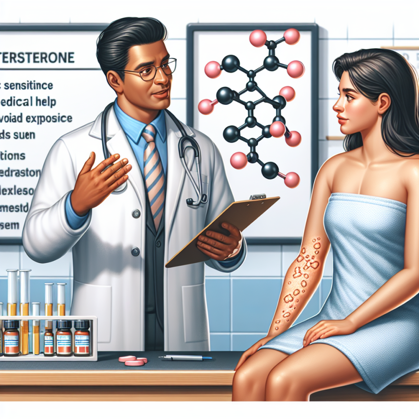 Qué hacer si Methyltestosterone causa sensibilidad en la piel