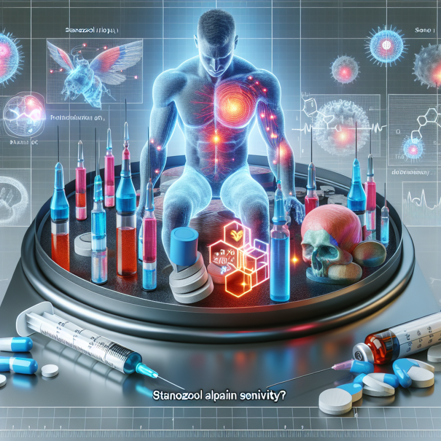 ¿Inyección de estanozolol altera la sensibilidad al dolor?
