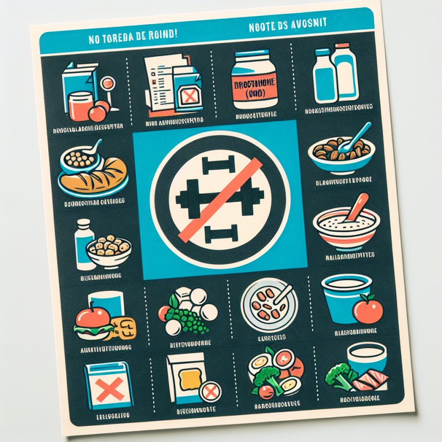 Qué alimentos debes evitar durante el ciclo con Drostanolona