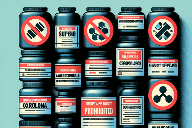 Suplementos prohibidos con Oxandrolona
