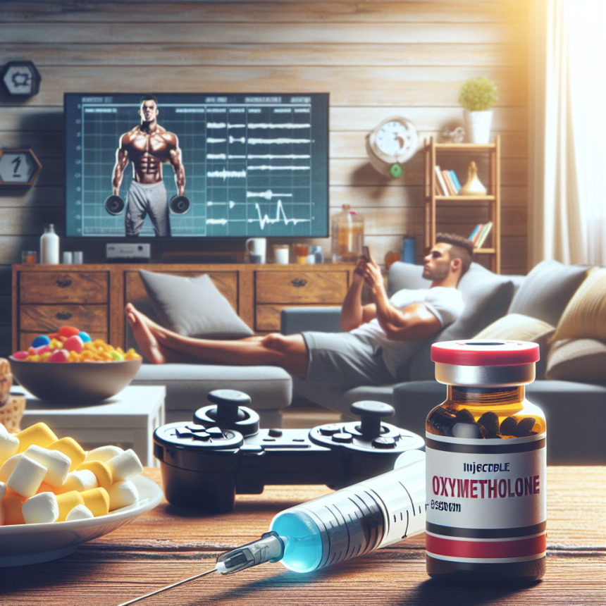 Uso de Oximetolona inyectable sin entrenamiento con pesas