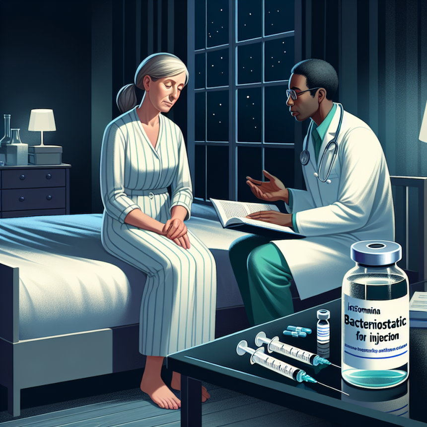 Cómo manejar el insomnio relacionado con Agua bacteriostática para inyección