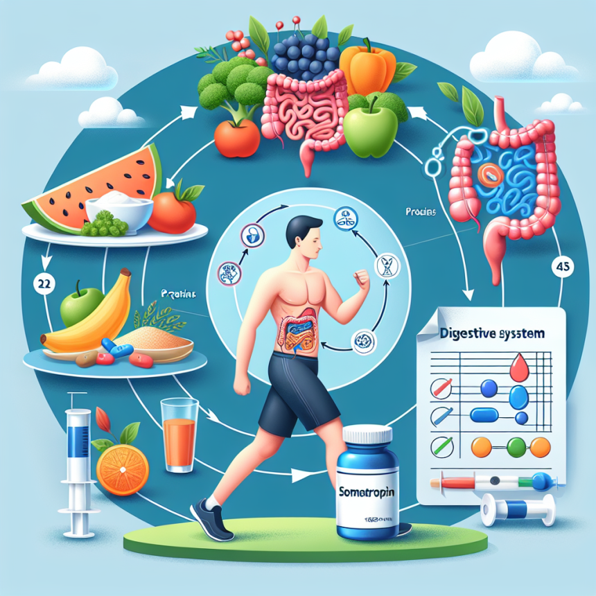 Cómo mantener el sistema digestivo sano con Somatropina