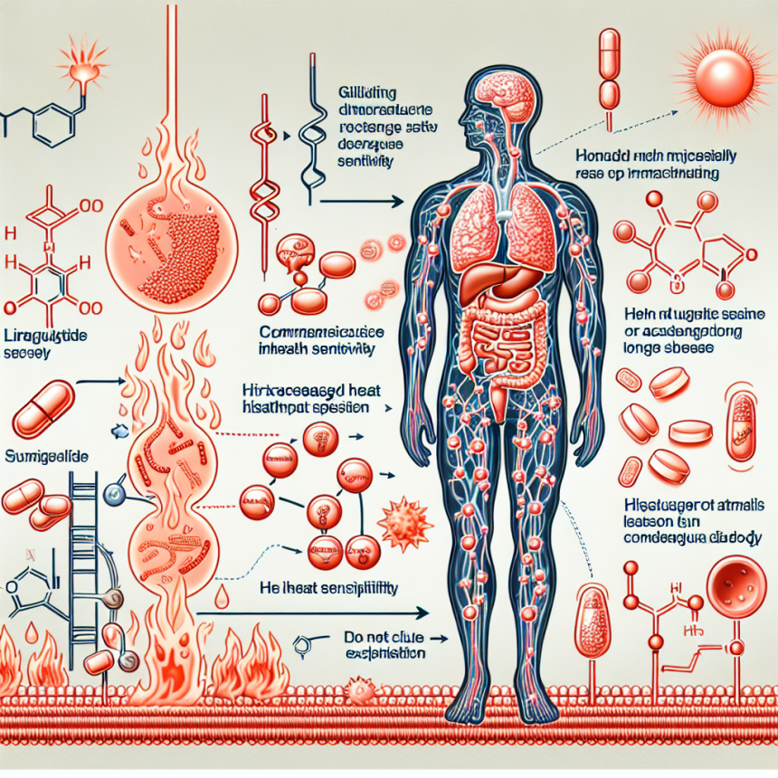 ¿Puede Liraglutida causar baja tolerancia al calor?