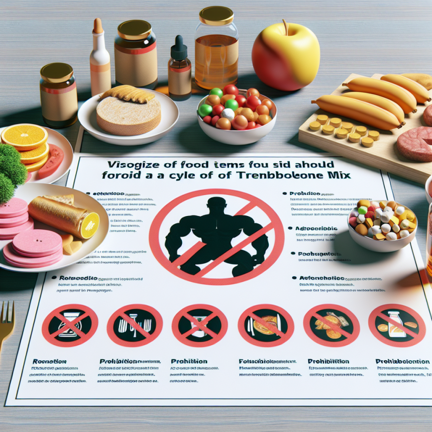Qué alimentos debes evitar durante el ciclo con Trembolona mix (mezcla de trembolona)