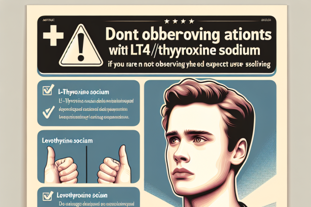 Qué hacer si no ves resultados con L-Thyroxine Sodium/Levothyroxine Sodium (LT4 sodium)