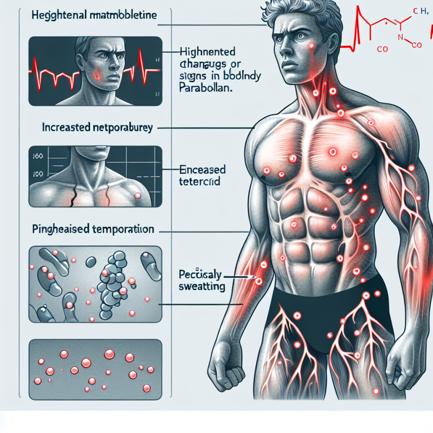 Qué tipo de sudoración indica que Parabolan está activo