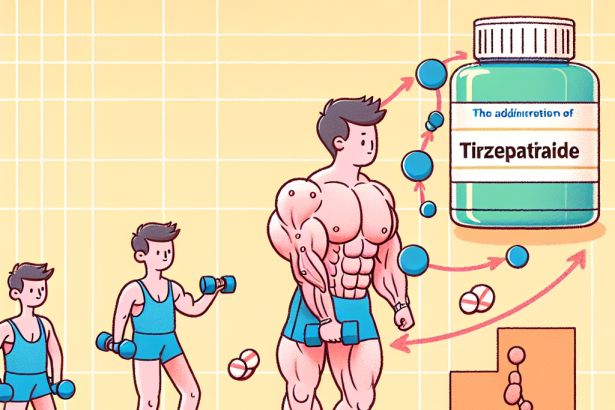 Tirzepatide y ritmo de crecimiento muscular en principiantes