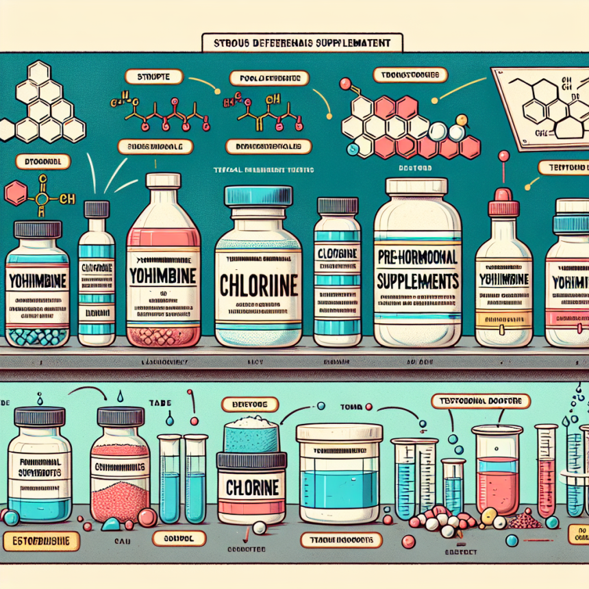 Yohimbine chlorine y suplementos pre-hormonales: diferencias