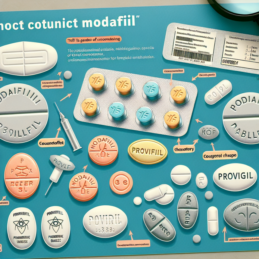 Cómo detectar falsificaciones de Modafinil (Provigil)
