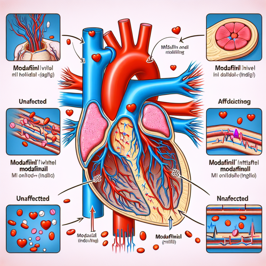 Cómo reacciona el sistema cardiovascular a Modafinil (Provigil)