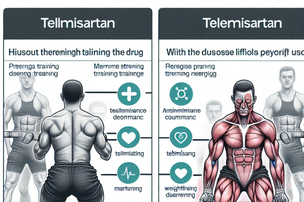 El impacto de Telmisartan en los entrenamientos de fuerza