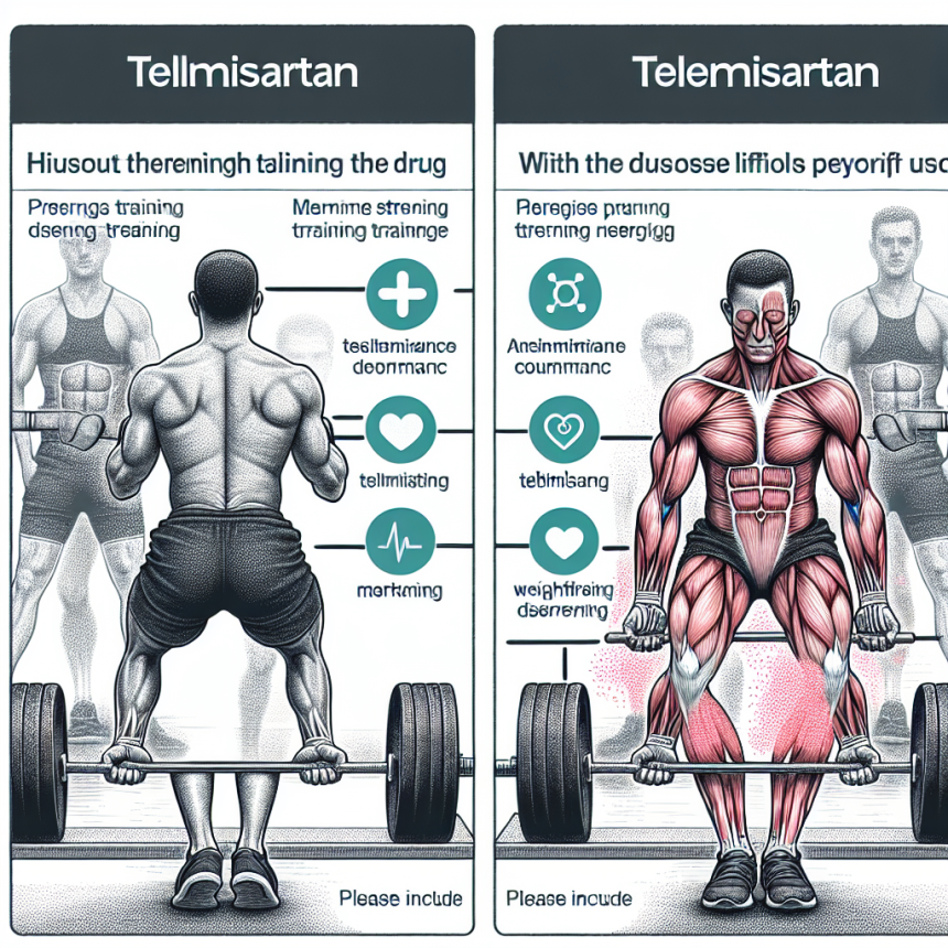 El impacto de Telmisartan en los entrenamientos de fuerza