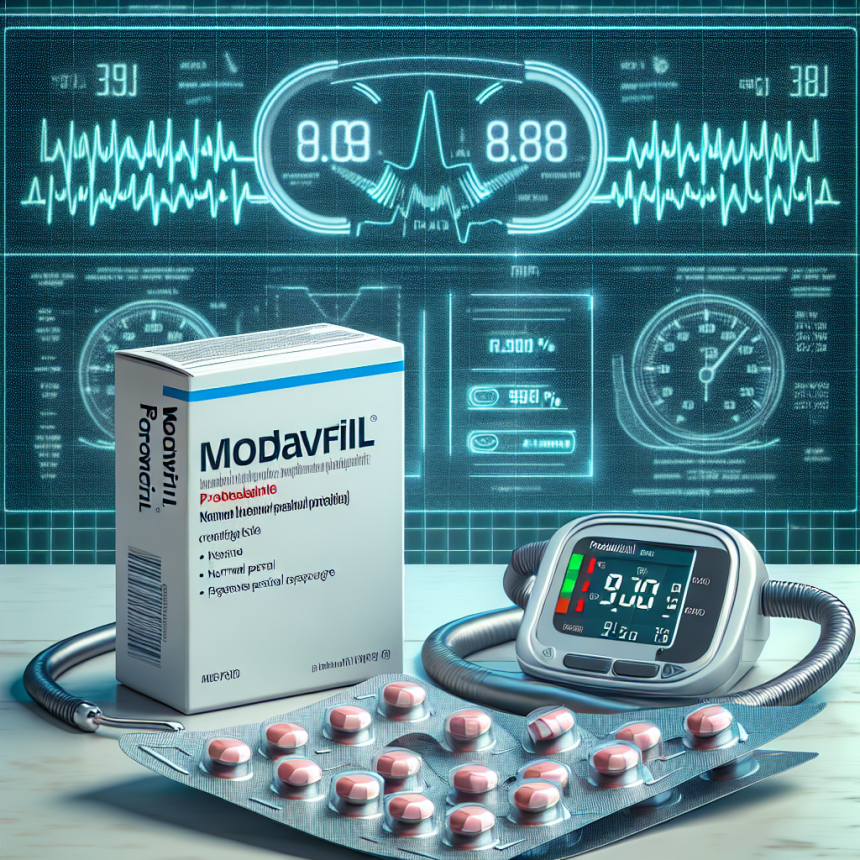 Modafinil (Provigil) y presión arterial: qué observar
