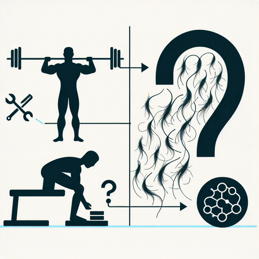 ¿Puede Preparativos para ganar masa muscular causar caída del cabello?
