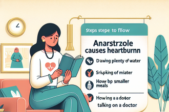 Qué hacer si Anastrozol causa ardor estomacal