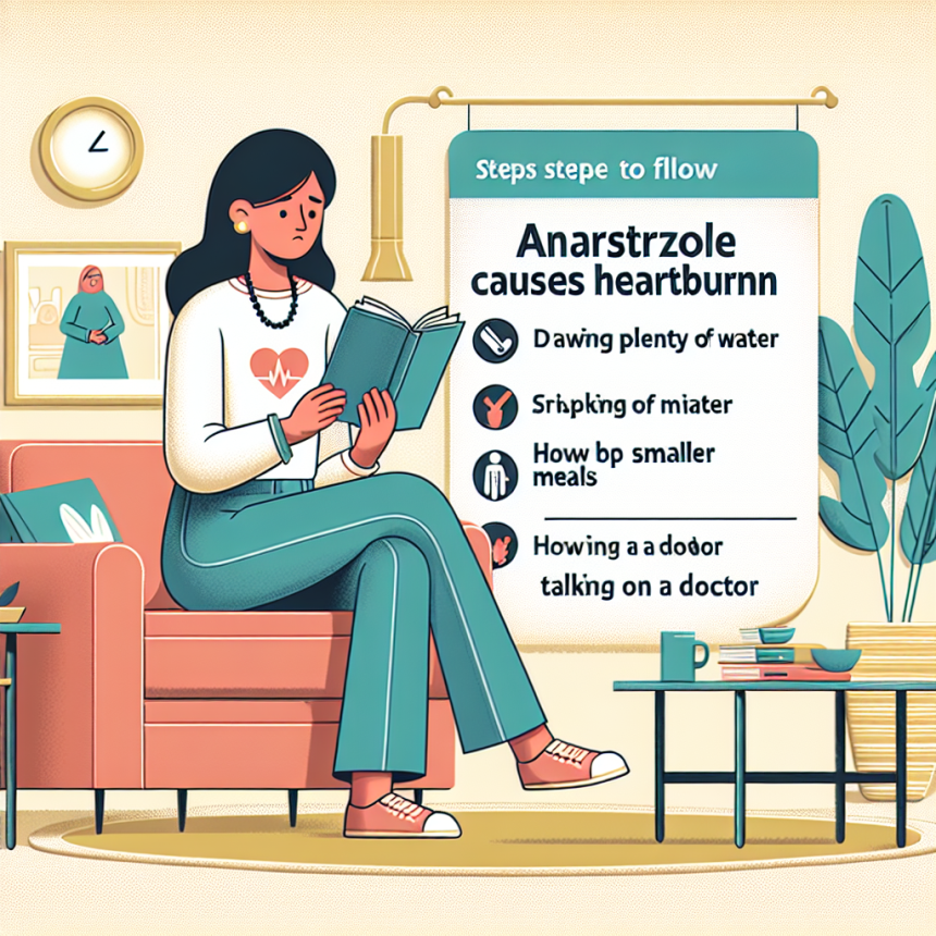 Qué hacer si Anastrozol causa ardor estomacal