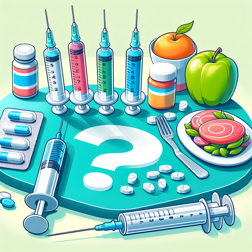 Qué pasa si usas Inyecciones y pastillas para adelgazar sin cambiar la dieta