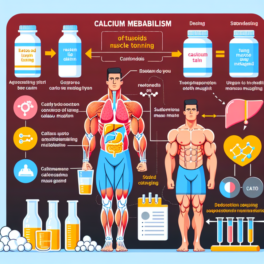Cómo afecta Cursos de esteroides para secado y modelado corporal (aumento de masa magra) al metabolismo del calcio