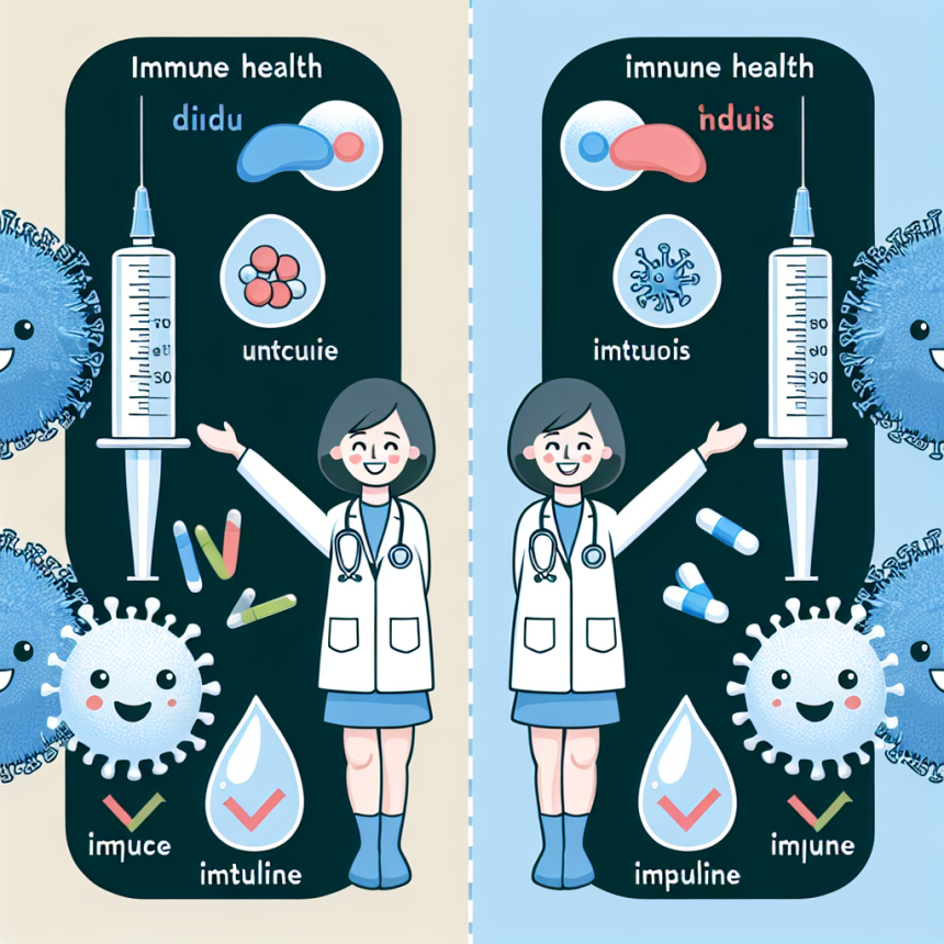 Diferencias en resultados al usar Salud inmunológica con y sin insulina