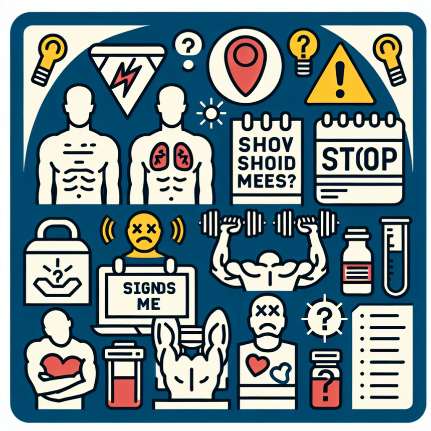 Qué señales indican que debes pausar el uso de Cursos de esteroides