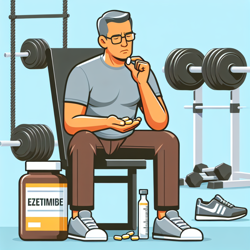Uso de Ezetimiba sin entrenamiento con pesas
