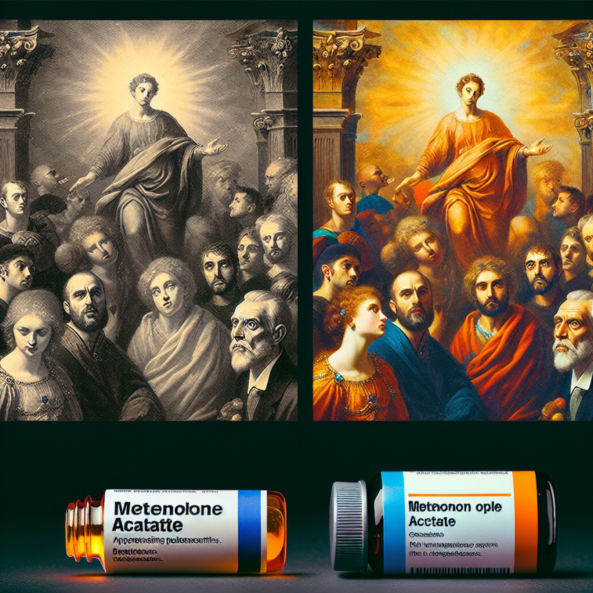 Cómo diferenciar placebo vs efecto real de Acetato de metenolona
